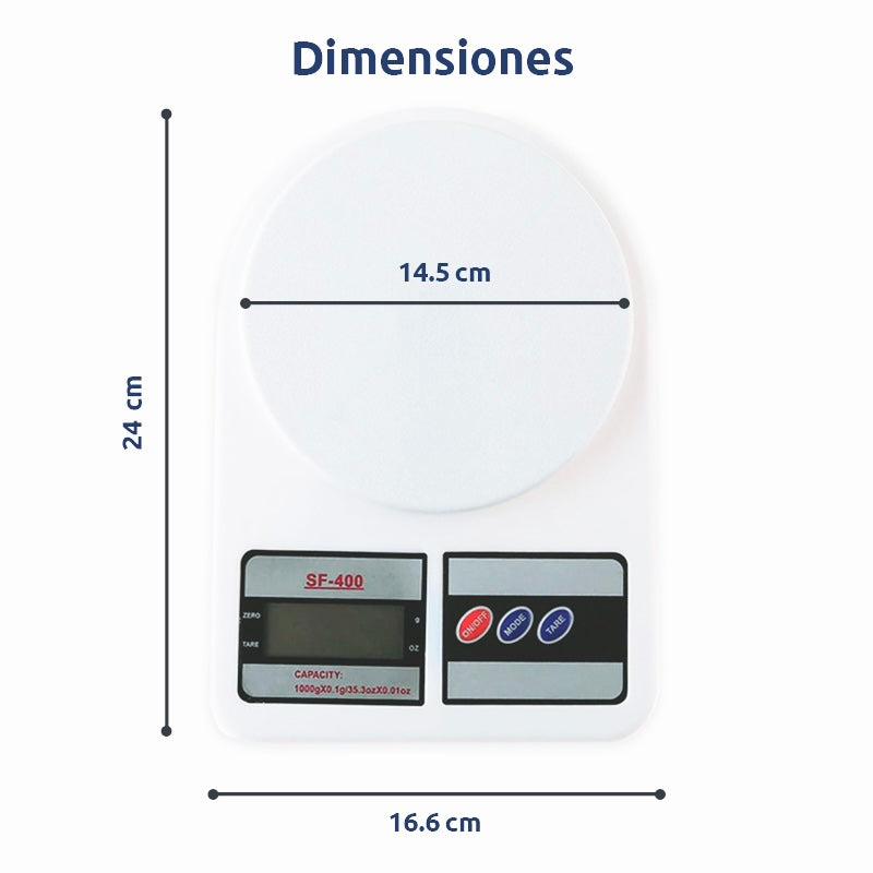 Balanza Gramera Plástica