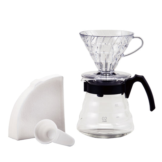 Kit De V60 1-4 Tazas Craft Negro - Hario