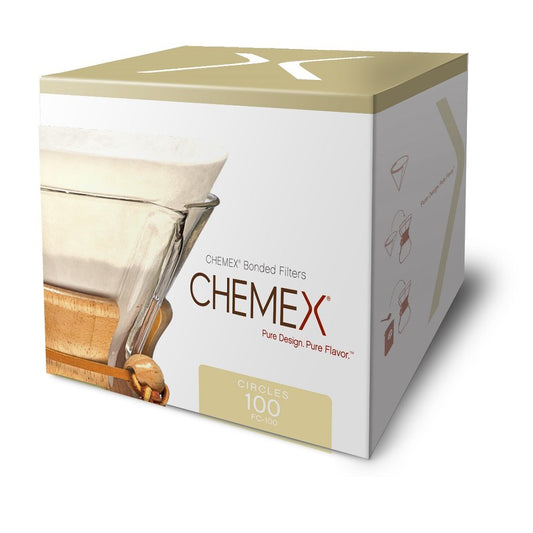 100 Filtros para Chemex - papel redondo #FC-100